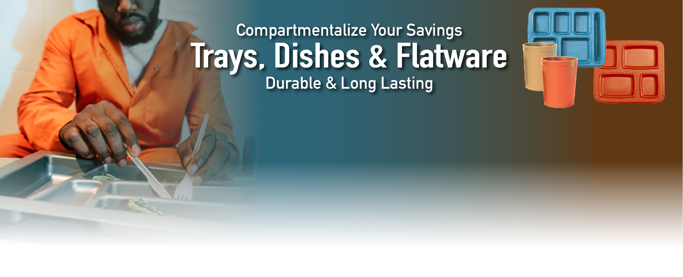 tray and dishes