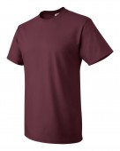 Medium Weight Cotton Tee Shirts -Maroon-4x-Large