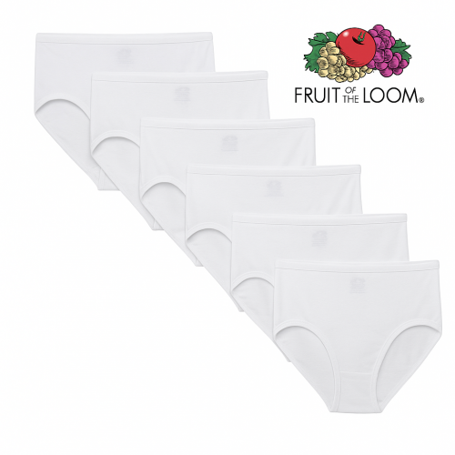 Fruit Of The Loom Women's Plus Cotton Briefs