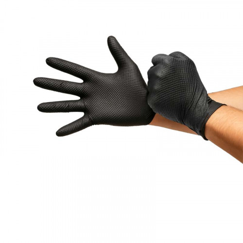 8 Mil Black Nitrile Max Gloves