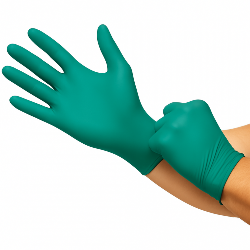 5 Mil Green  Nitromax Nitrile Exam Gloves