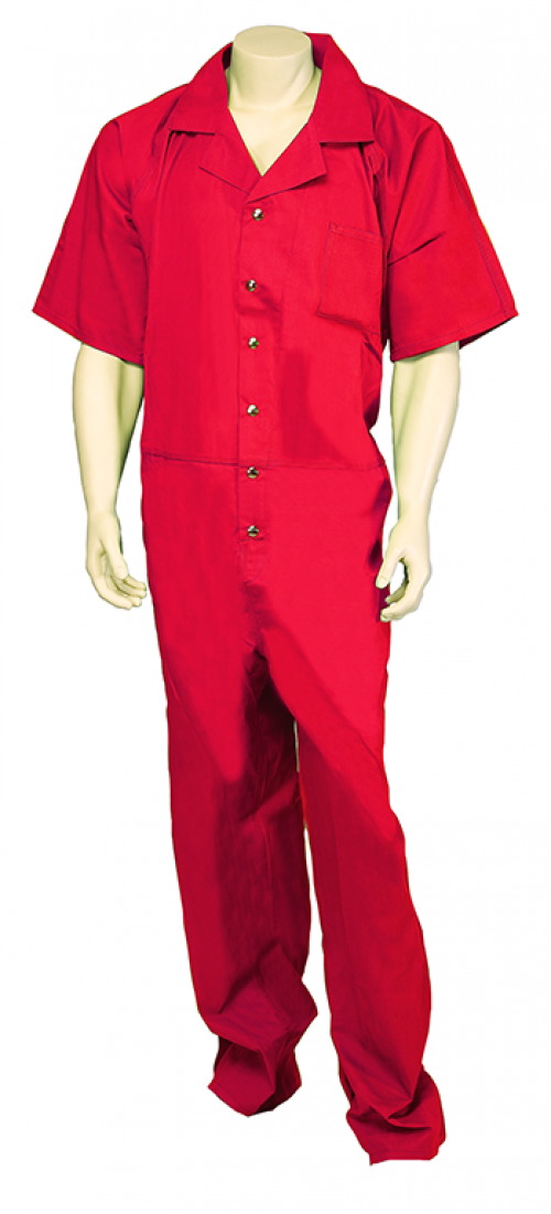 Oversized Solid Color Inmate Coveralls