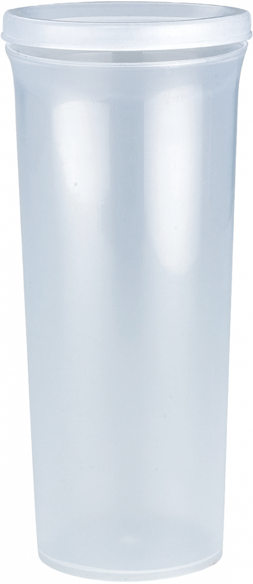 Stiff Clear Tumbler With Lid