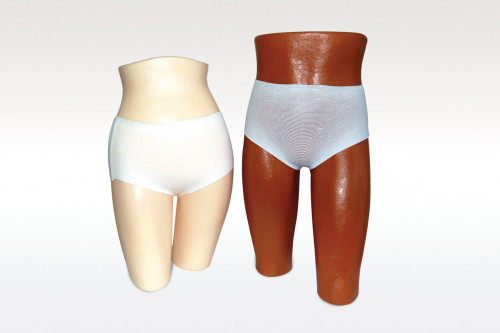 White Unisex Disposable Briefs