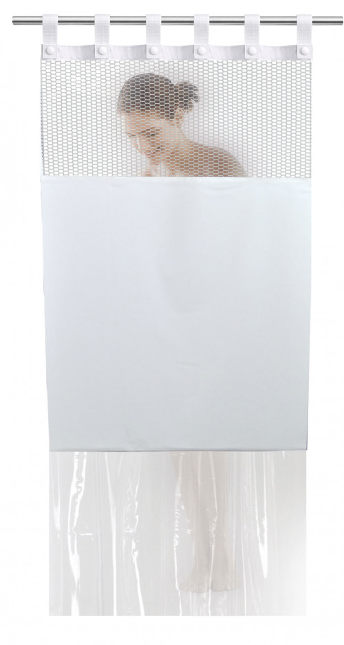 Mesh Top & Bottom View Curtain