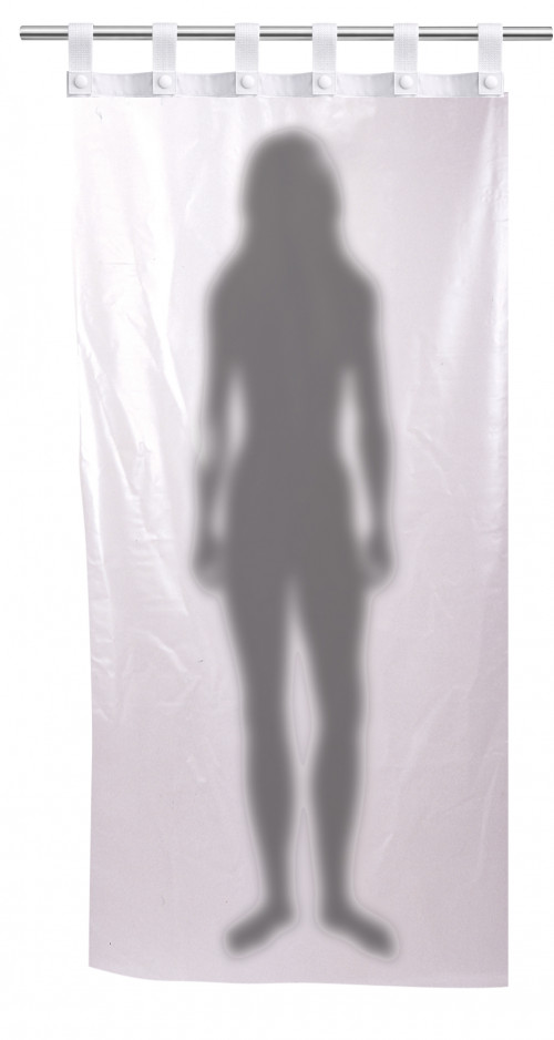 Shadow View Shower Curtain-Snap - 36" X 82"