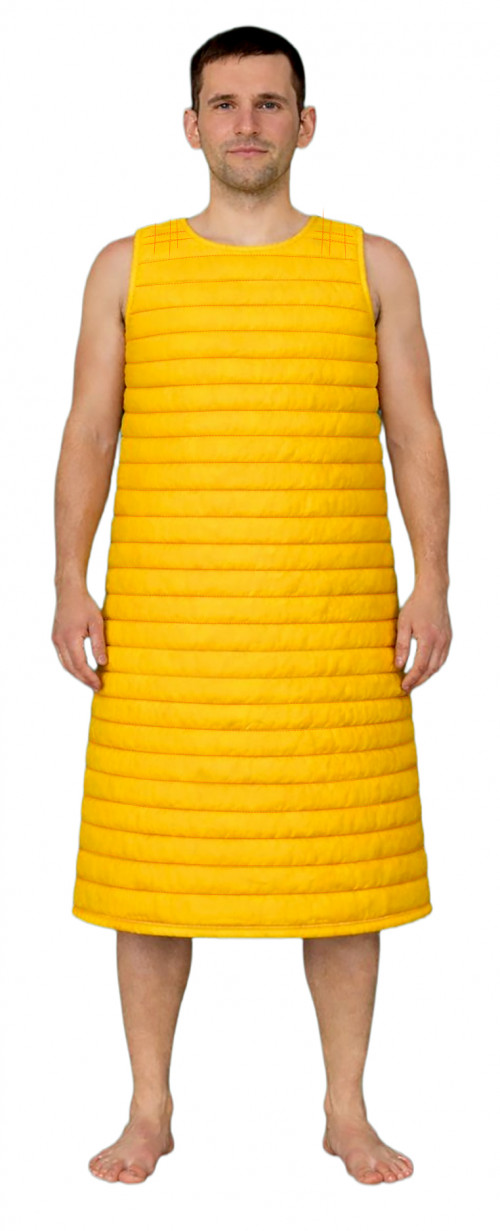 Gold Self Protection Smock - Quick Side Opening