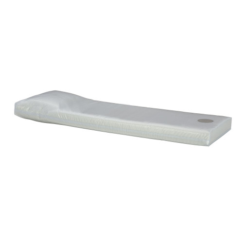 Clear Scrim Sealed Seam Poly Mattress With Built In Pillow - 2