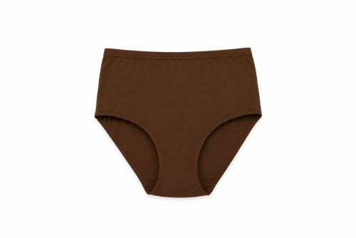 Brown Cotton Panties