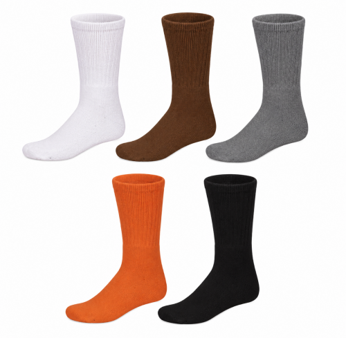 Standard Solid Tube Socks
