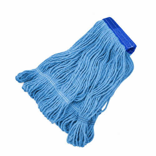 Premium Blended Blue Looped End Mop Head