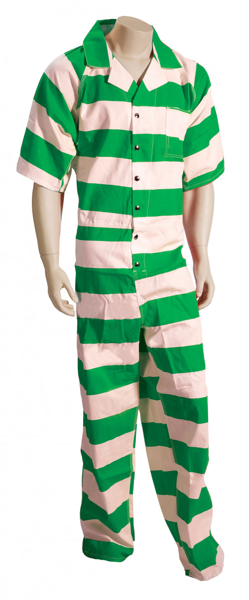 Striped Color Inmate Coveralls